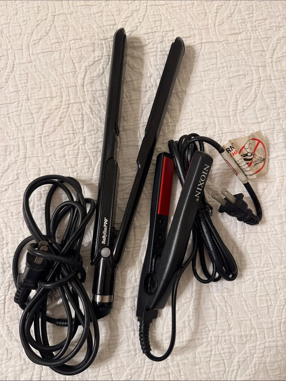 Baby bliss pro and Nioxin mini straightener